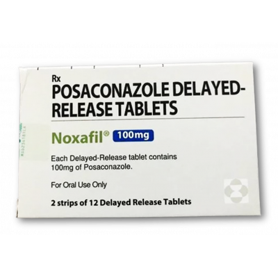 NOXAFIL 100 MG ( POSACONAZOLE ) 24 ORAL DELAYED-RELEASE TABLETS
